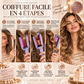 💇‍♀️ 50 % DE RÉDUCTION MAINTENANT ! Pince à onduler en céramique – Coiffage et ondulation 2 en 1, crée des vagues régulières et naturelles en quelques passages, sans brûler les cheveux, pour un look plage