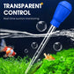 🐟 50 % DE RÉDUCTION MAINTENANT ! Aspirateur à déchets pour aquarium en matériau résistant – Aspiration et nettoyage 2 en 1, aspire excréments et résidus du fond sans vider l'eau ni stresser les poissons