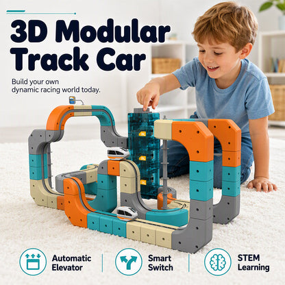 🚂 50 % DE RÉDUCTION MAINTENANT ! Train magnétique à construire en matériau sûr – Construction et jeu 2 en 1, pièces magnétiques qui s'assemblent à l'infini pour développer créativité et motricité