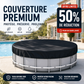 Bâche imperméable pour piscine hors sol en tissu Oxford 210D